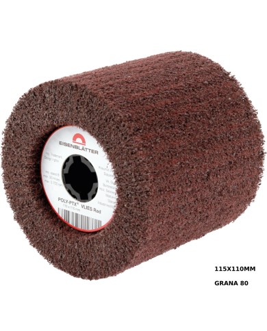 POLI-PTX - RUOTA LAMELLARE IN SCOTCH-BRITE 115X110MM GRANA 80