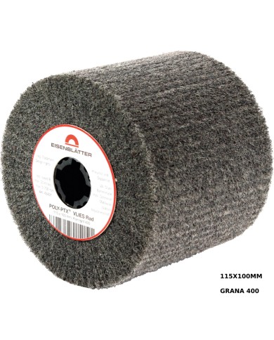 POLI-PTX - RUOTA LAMELLARE IN SCOTCH-BRITE 115X100MM GRANA 400