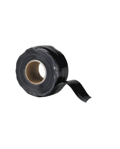 X-TREAM NASTRO AUTOAGGLOMERANTE AUTOAVVOLGENTE AUTOSIGILLANTE IN SILICONE NERO 1"X3MT