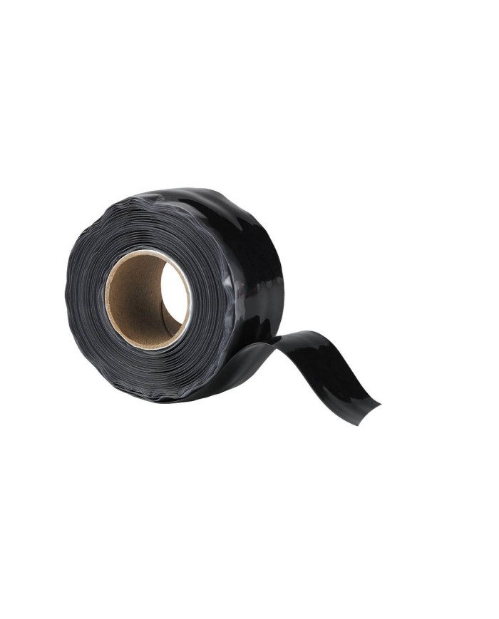 X-TREAM NASTRO AUTOAGGLOMERANTE AUTOAVVOLGENTE AUTOSIGILLANTE IN SILICONE NERO 1"X3MT