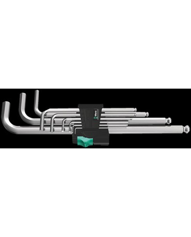 950 PKL/9 SM set di 9 chiavi a L brugola per viti esagono cavo  WERA