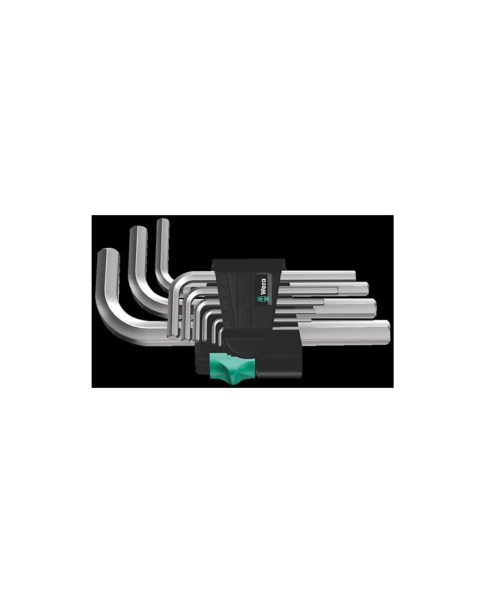 950/9 HEX-PLUS 5 - ASSORTIMENTO DI CHIAVI A L, METRICHE, CROMATE, 9PZ