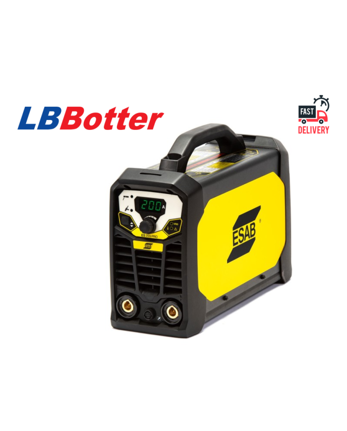 ESAB ROGUE ES 200i PRO CE SALDATRICE INVERTER MMA CON TECNOLOGIA PFC ESAB E090700500079