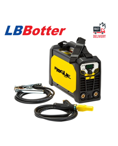 ESAB ROGUE ES 200i PRO CE SALDATRICE INVERTER MMA CON TECNOLOGIA PFC ESAB E090700500079