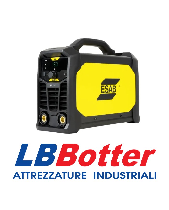 ESAB ROGUE ES 151 SALDATRICE INVERTER PORTATILE MIG/MAG e MMA ESAB 0705002006