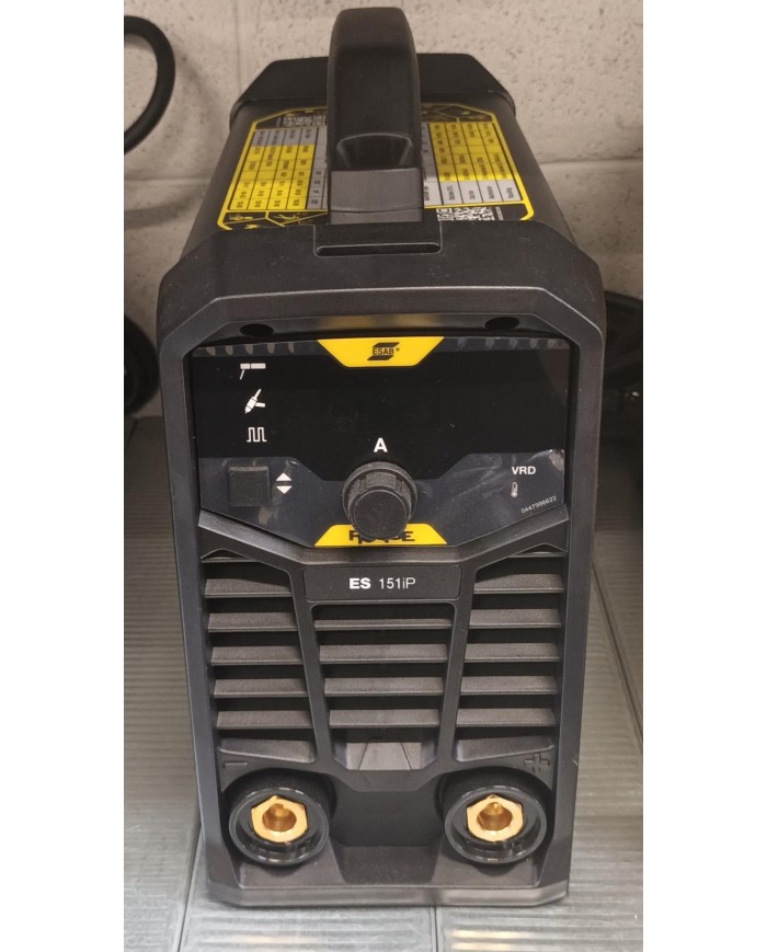 ESAB ROGUE ES 151 SALDATRICE INVERTER PORTATILE MIG/MAG e MMA ESAB 0705002006