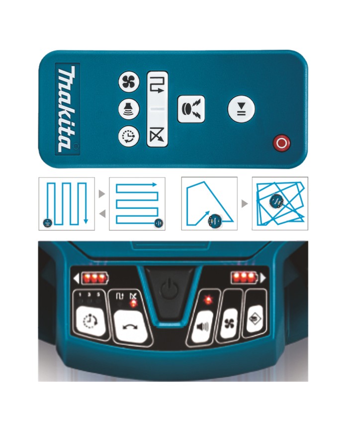 DRC200Z - ROBOT ASPIRAPOLVERE 18V 2,5L MAKITA
