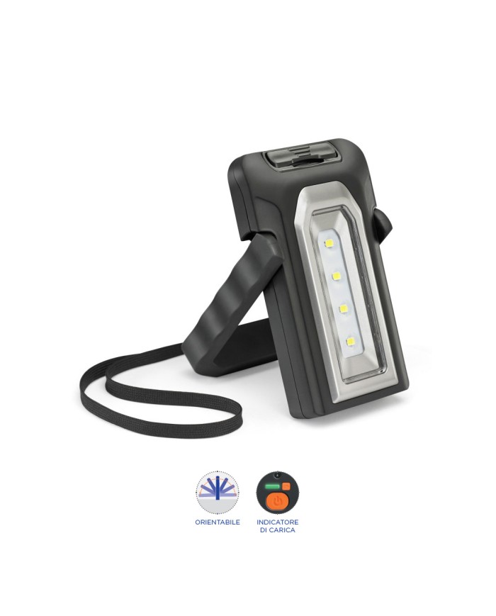 KB220 - LAMPADA RICARICABILE A LED, FLEX AND FLUX