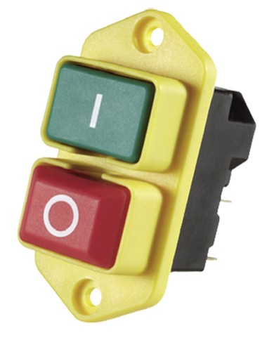 KEDU INTERRUTTORE BIPOLARE CON BOBINA DI MINIMA E CONTATTO AUSILIARIO