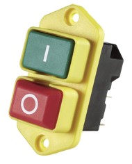 KEDU INTERRUTTORE BIPOLARE CON BOBINA DI MINIMA E CONTATTO AUSILIARIO