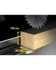 ORANGE 305-100 - TRONCATRICE PORTATILE SEGATRICE A DISCO PER LEGNO