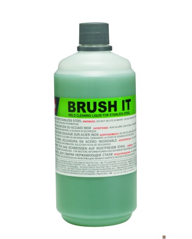 BRUSH IT - LIQUIDO PER LA PULIZIA DELLE SALDATURE IN ACCIAIO INOX 1LT