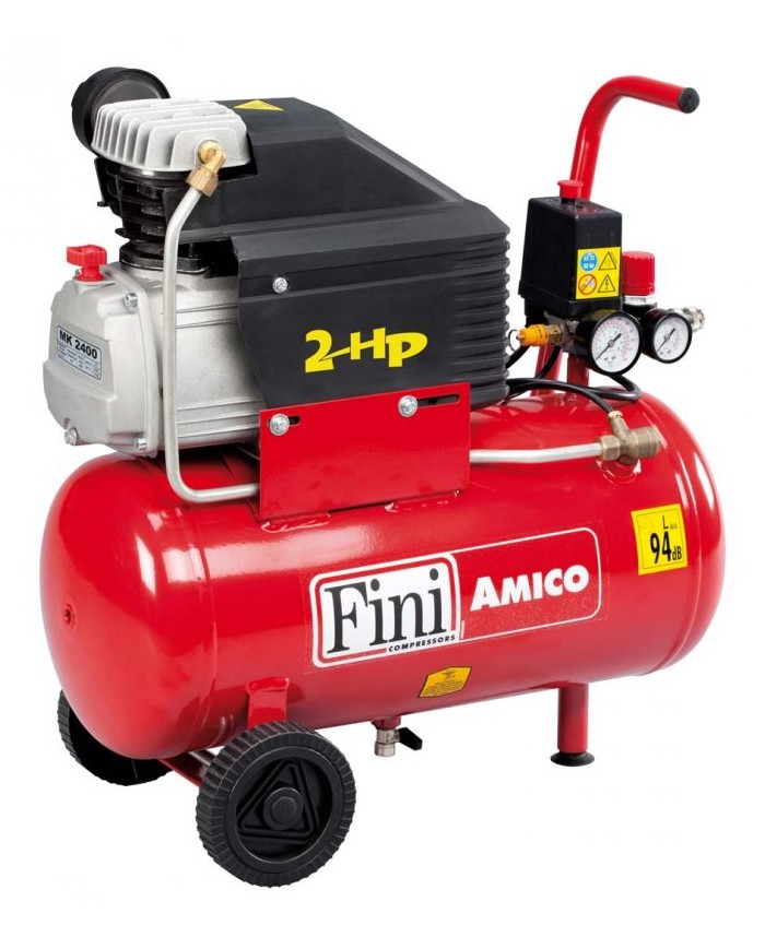 AMICO 25/2400 - COMPRESSORE COASSIALE LUBRIFICATO 24L